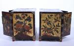 Chine, époque Qianlong (1735-1796) 
Paire de petits cabinets dits du...